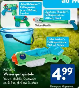 Aldi Süd PLAYLAND Wasserspritzpistole Angebot
