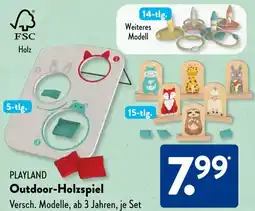 Aldi Süd PLAYLAND Outdoor-Holzspiel Angebot