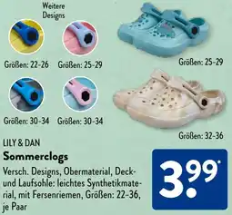 Aldi Süd LILY & DAN Sommerclogs Angebot