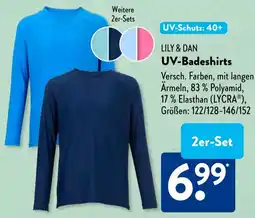 Aldi Süd LILY & DAN UV-Badeshirts Angebot