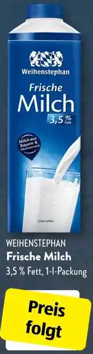 Aldi Süd WEIHENSTEPHAN Frische Milch Angebot