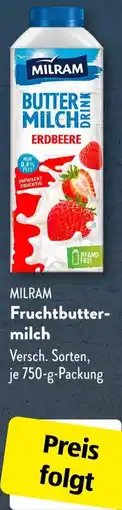 Aldi Süd MILRAM Fruchtbuttermilch Angebot