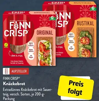 Aldi Süd FINN CRISP Knäckebrot Angebot