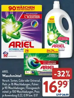 Aldi Süd ARIEL Waschmittel Angebot