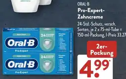 Aldi Süd ORAL-B Pro-Expert Zahncreme Angebot