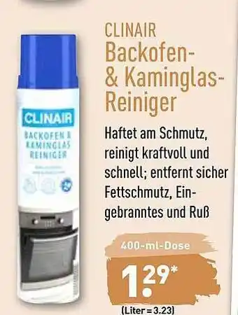 Aldi Nord Clinair Backofen & Kaminglasreiniger Angebot