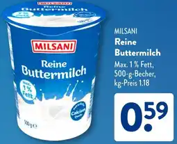 Aldi Süd MILSANI Reine Buttermilch Angebot