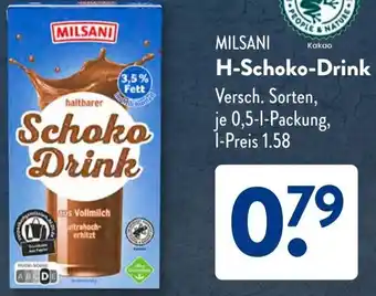 Aldi Süd MILSANI H-Schoko-Drink Angebot