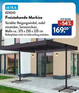 Aldi Süd KENSHO Freistehende Markise Angebot