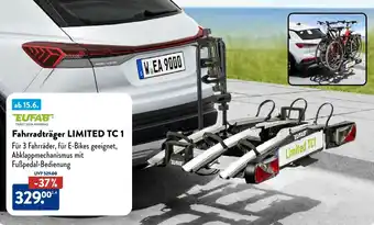 Aldi Süd EUFAB Fahrradträger LIMITED TC 1 Angebot