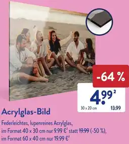 Aldi Süd Acrylglas-Bild Angebot