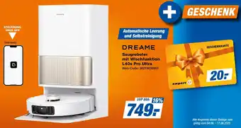 Expert DREAME Saugroboter mit Wischfunktion L40s Pro Ultra Angebot