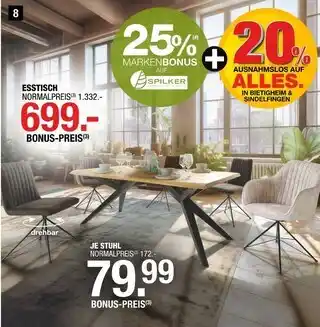 Hofmeister Esstisch, stuhl oder sessel Angebot