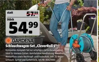 Hagebau Gardena schlauchwagen-set „cleverroll s“ Angebot