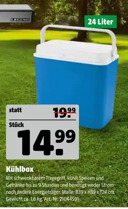 Hagebau Legend kühlbox Angebot