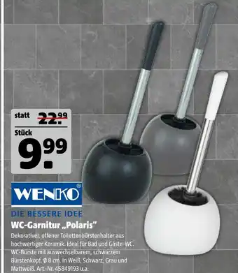 Hagebau Wenko wc-garnitur „polaris“ Angebot