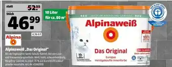 Hagebau Alpina alpinaweiß „das original“ Angebot