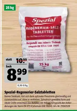Hagebau Spezial regenerier-salztabletten Angebot