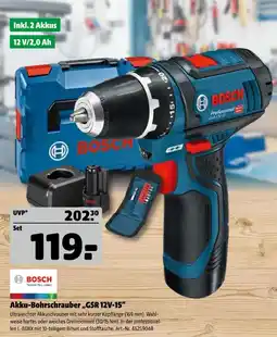 Hagebau Bosch akku-bohrschrauber „gsr 12v-15“ Angebot
