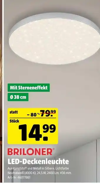 Hagebau Briloner led-deckenleuchte Angebot