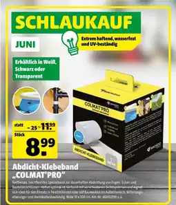 Hagebau Broszio tools abdicht-klebeband „colmat'pro“ Angebot