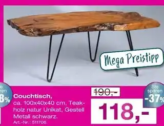 Möbel Inhofer Couchtisch Angebot