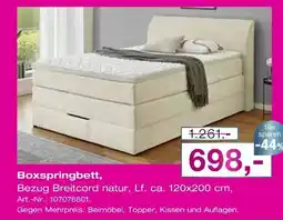 Möbel Inhofer Boxspringbett Angebot