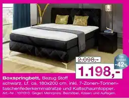 Möbel Inhofer Boxspringbett Angebot
