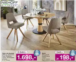 Möbel Inhofer Niehoff sitzmöbel essgruppe Angebot