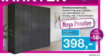 Möbel Inhofer Drehtürenschrank Angebot