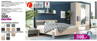 Möbel Inhofer Röhr jugendzimmer Angebot