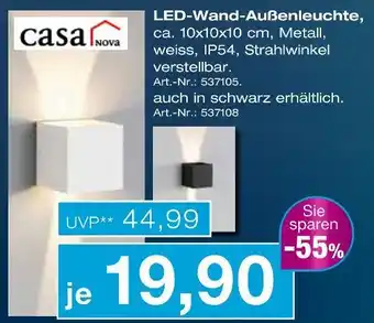 Möbel Inhofer Casa nova led-wand-außenleuchte Angebot