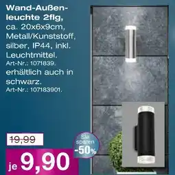 Möbel Inhofer Wand-außenleuchte 2flg Angebot