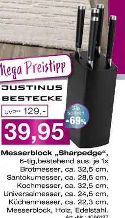 Möbel Inhofer Justinus bestecke messerblock „sharpedge“ Angebot
