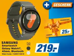 Expert SAMSUNG Smartwatch Galaxy Watch7, 40mm, Bluetooth Angebot