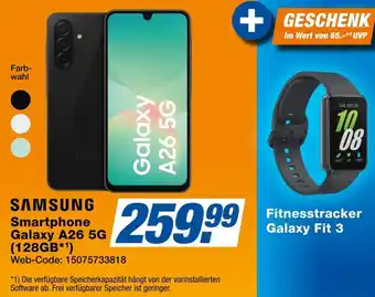 Expert SAMSUNG Smartphone Galaxy A26 5G Angebot
