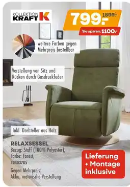 Möbel Kraft Kollektion kraft relaxsessel Angebot