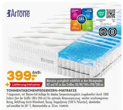 Möbel Kraft Artone tonnentaschenfederkern-matratze Angebot