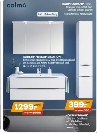Möbel Kraft Calmo badprogramm bajo Angebot