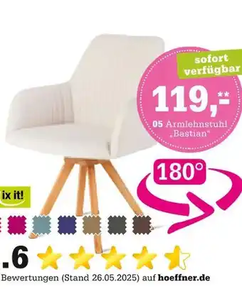 Höffner Hoeffner armlehnstuhl „bastian“ Angebot