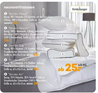 Möbel Kraft Heidelberger nackenstützkissen Angebot