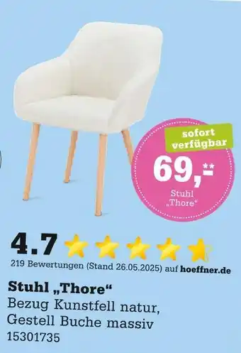 Höffner Stuhl thore Angebot