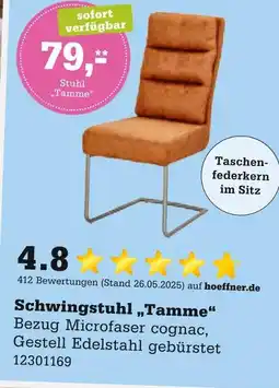Höffner Schwingstuhl tamme Angebot