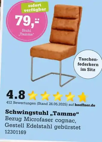 Höffner Schwingstuhl tamme Angebot