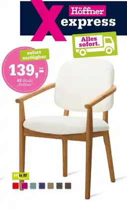 Höffner Sofort. stuhl stellan Angebot