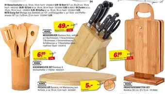 Höffner Khg frühstücksbretter-set, pizzateller, frühstücksbrett-set oder messerblock Angebot