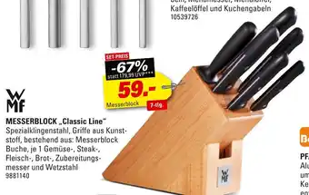 Höffner Wmf messerblock „classic line“ Angebot