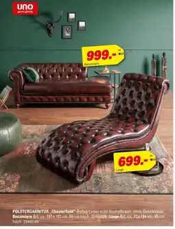 Höffner Uno polstergarnitur chesterfield Angebot