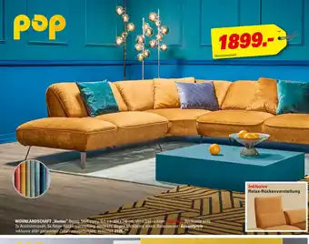 Höffner Pop wohnlandschaft „ventus“ Angebot