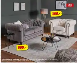 Höffner Uno polstergarnitur „chesterfield“ Angebot